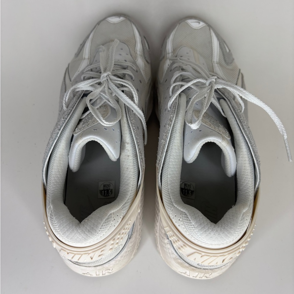 Nike Air Huarache Runner Summit White Platinum DZ3306-100 Mens Size 11.5 Shoes - Picture 11 of 16
